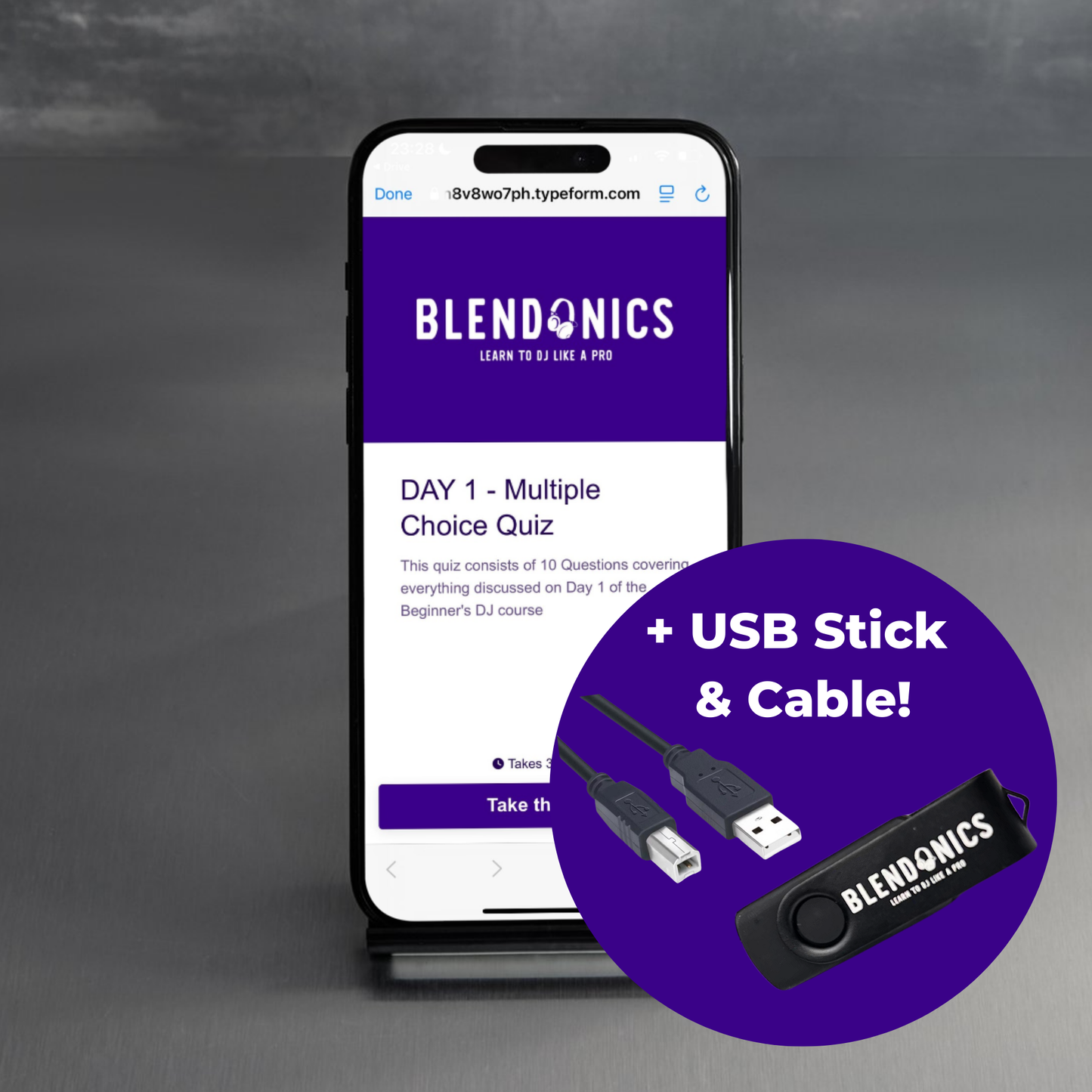 The 30 Day Beginner Online DJ Course *Bundle* (+USB Drive & Cable)